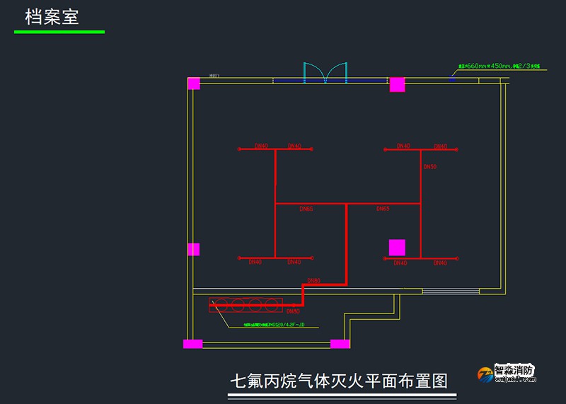 檔案室氣體滅火